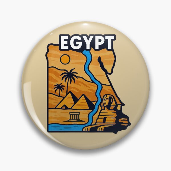 Item preview, Stylized Ancient Egypt Map designed and sold by Myra365Art.