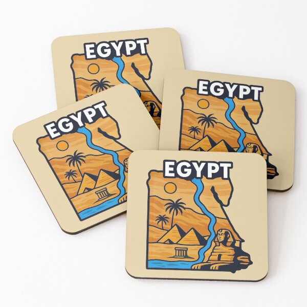 Item preview, Stylized Ancient Egypt Map designed and sold by Myra365Art.