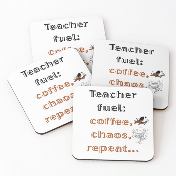 Item preview, Coffee, Chaos, Repeat – Funny Minimal Design for Everyday Life designed and sold by Kindloom.