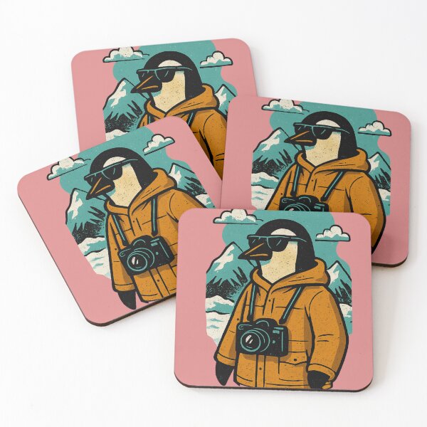 Item preview, : Stylish Penguin Photographer : Pingouin Photographe Stylé  designed and sold by Drawingshirts.