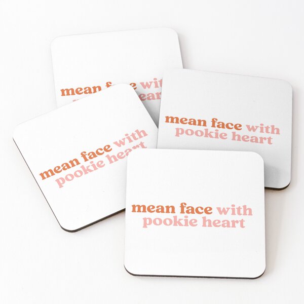 Item preview, Mean face with pookie heart designed and sold by Shubi.