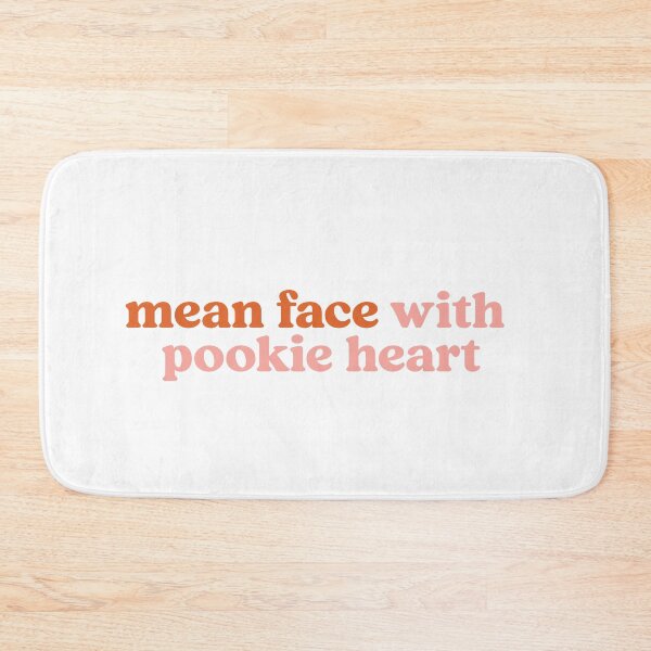 Item preview, Mean face with pookie heart designed and sold by Shubi.