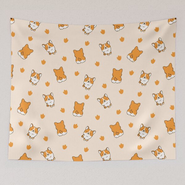 Item preview, Adorable Corgi Print – Kawaii Dog Lover Design designed and sold by smeraldosecrets.