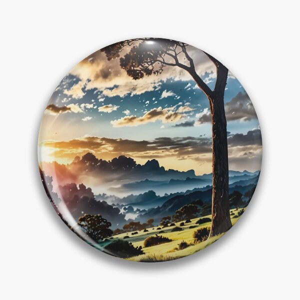Item preview, Sunrise in the mysterious valley designed and sold by PixelParadies.