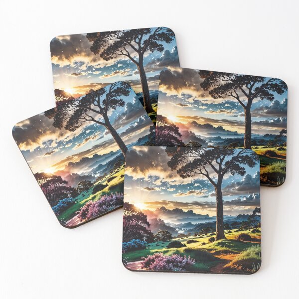 Item preview, Sunrise in the mysterious valley designed and sold by PixelParadies.