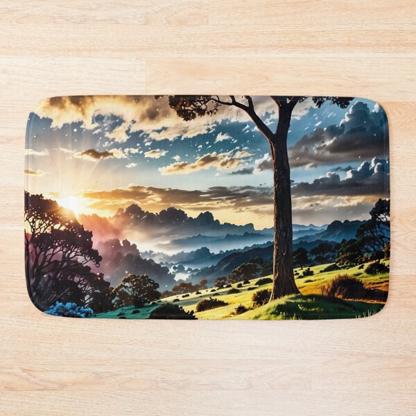 Item preview, Sunrise in the mysterious valley designed and sold by PixelParadies.