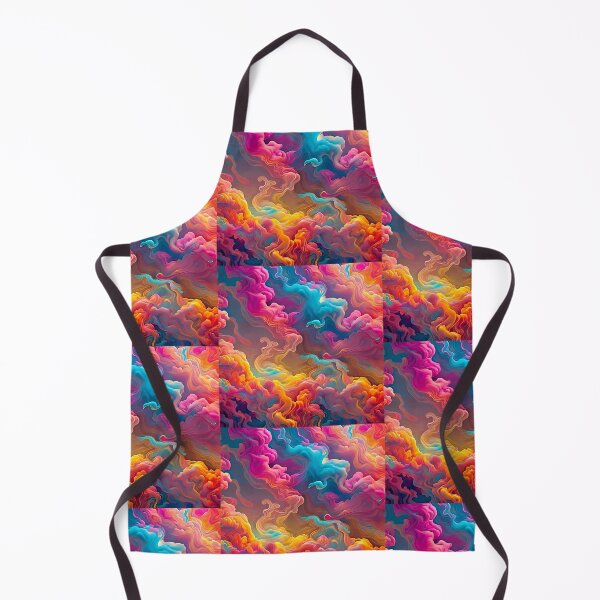 Item preview, Rainbow Cloud Swirling Smoke Dark Theme Diagonal Repeated Hexagonal Pattern Textures (Template) designed and sold by Digital-Davinci.