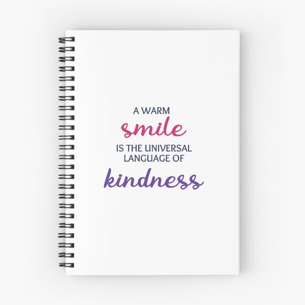 Item preview, A warm smile is the universal language of kindness  designed and sold by Inspirationmotivation.