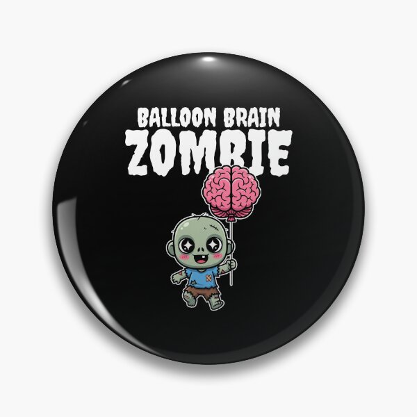 Item preview, BALLOON BRAIN ZOMBIE - ZOMBIE HALLOWEEN designed and sold by KEF Custom.