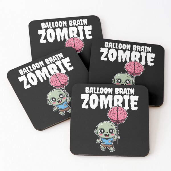 Item preview, BALLOON BRAIN ZOMBIE - ZOMBIE HALLOWEEN designed and sold by KEF Custom.