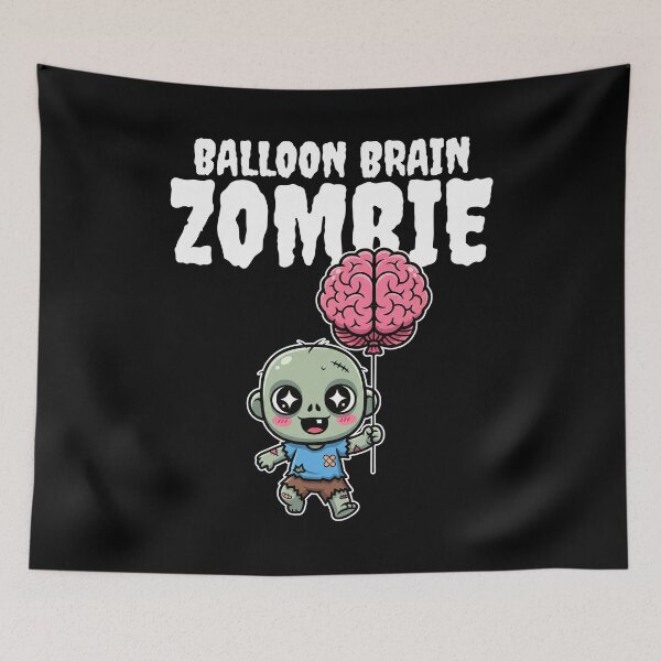 Item preview, BALLOON BRAIN ZOMBIE - ZOMBIE HALLOWEEN designed and sold by KEF Custom.