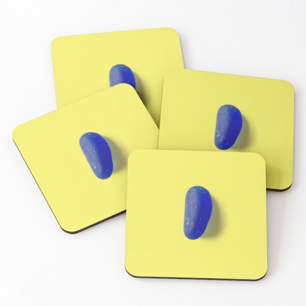 Item preview, Blue japandi sea glass designed and sold by mari tishina.