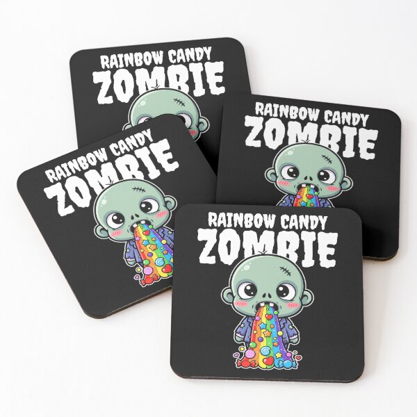Item preview, RAINBOW CANDY ZOMBIE - ZOMBIE HALLOWEEN designed and sold by KEF Custom.
