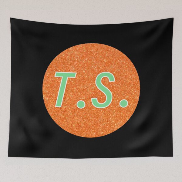 Item preview, TS Tay Orange Glitter Circle designed and sold by calypso-designs.