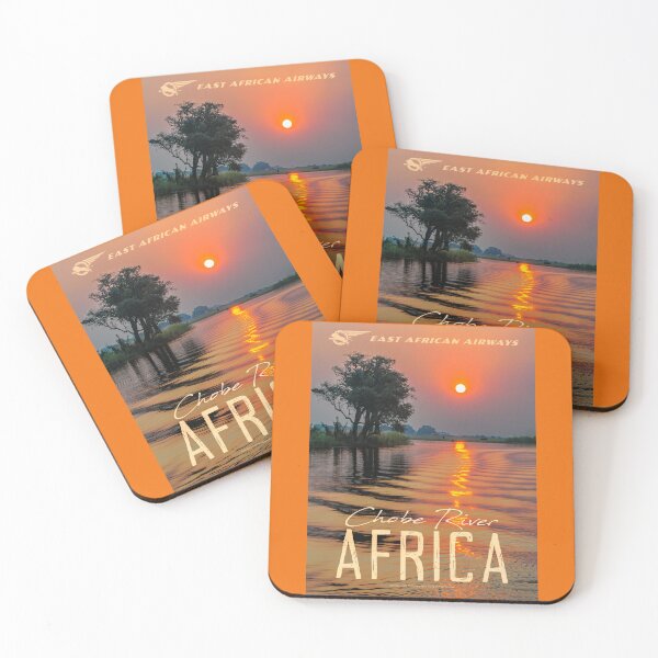 Item preview,  Vintage-Style Chobe River Africa Travel Poster designed and sold by travelwitheric.