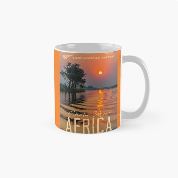 Item preview,  Vintage-Style Chobe River Africa Travel Poster designed and sold by travelwitheric.