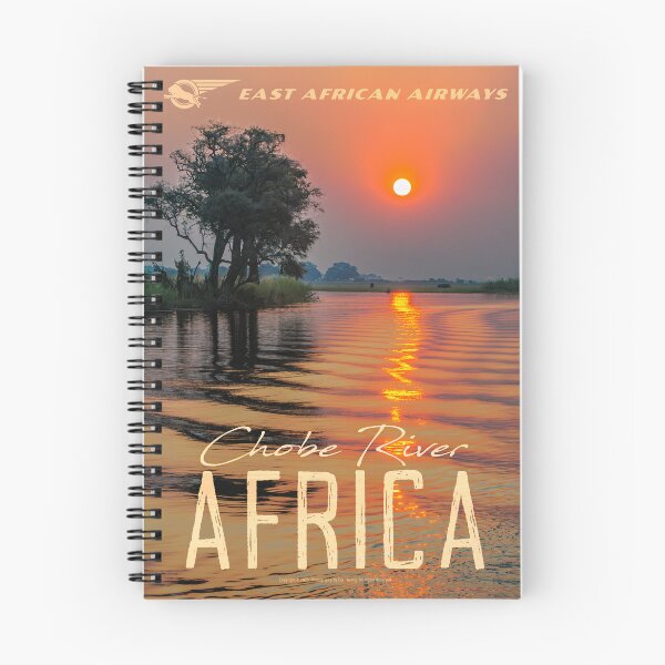 Item preview,  Vintage-Style Chobe River Africa Travel Poster designed and sold by travelwitheric.