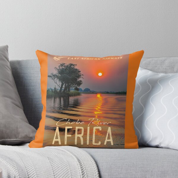 Item preview,  Vintage-Style Chobe River Africa Travel Poster designed and sold by travelwitheric.