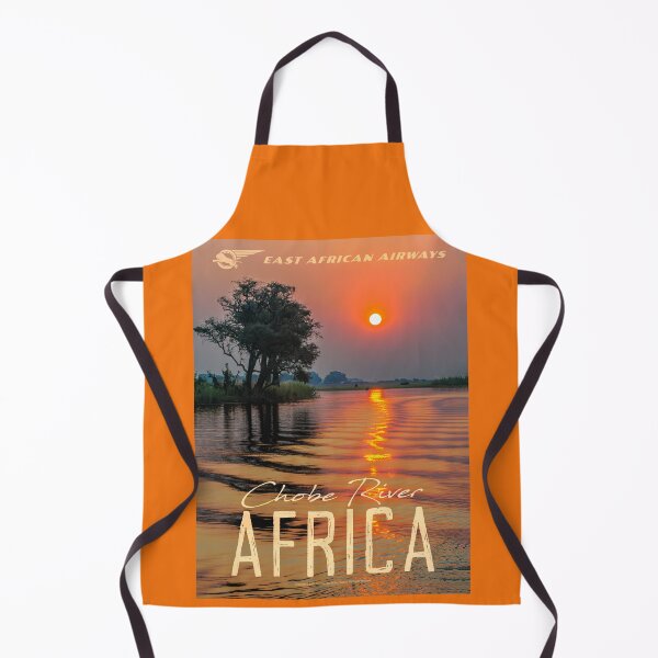Item preview, Vintage-Style Chobe River Africa Travel Poster designed and sold by travelwitheric.