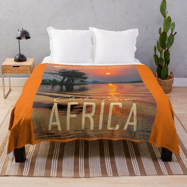 Item preview, Vintage-Style Chobe River Africa Travel Poster designed and sold by travelwitheric.