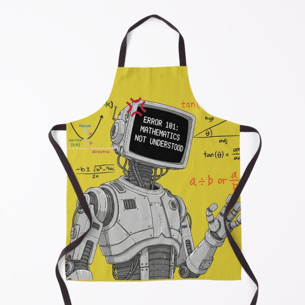 Item preview, Error 101: Math Not Found – Funny Robot Design designed and sold by hiraum.