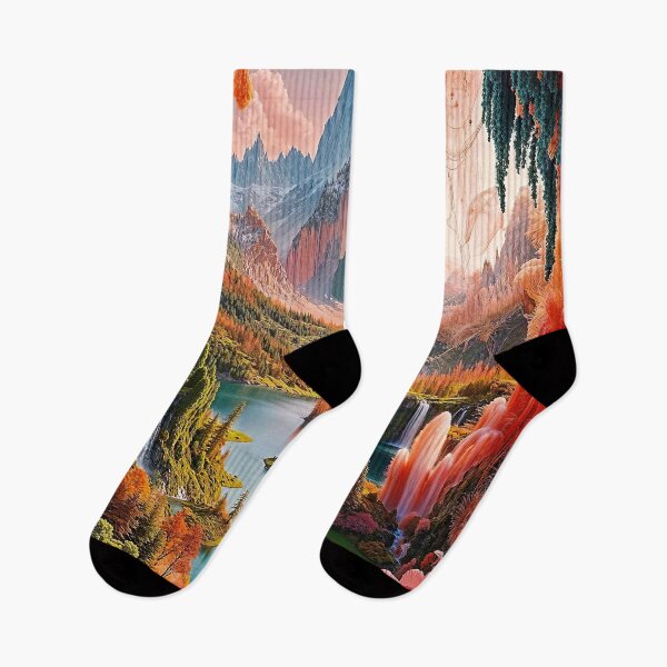 Item preview, The Valley of Flowing Colors designed and sold by PixelParadies.