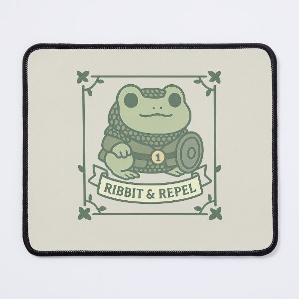 Item preview, Frog in Chainmail – Ribbit & Repel Medievalcore Design designed and sold by Bratak.