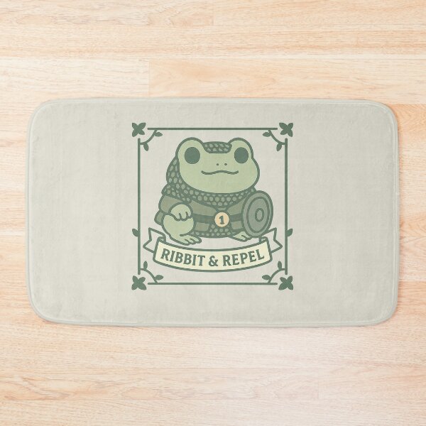 Item preview, Frog in Chainmail – Ribbit & Repel Medievalcore Design designed and sold by Bratak.