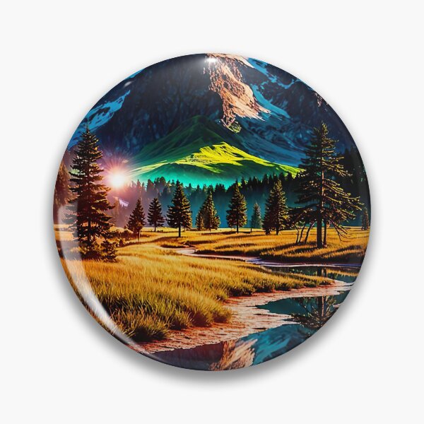 Item preview, The mirrored mountains designed and sold by PixelParadies.