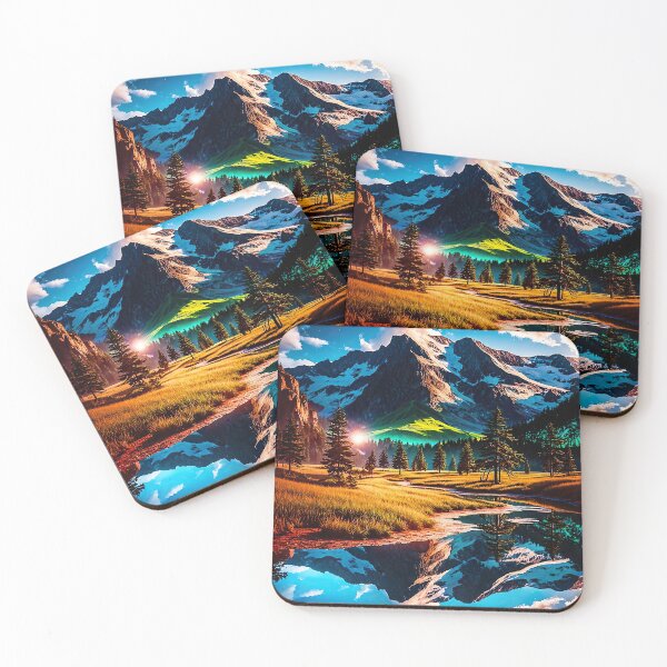 Item preview, The mirrored mountains designed and sold by PixelParadies.