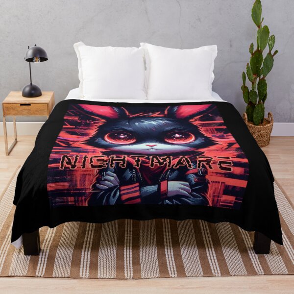 Item preview, Anime bunny glitch cyber designed and sold by Lykaon Art.