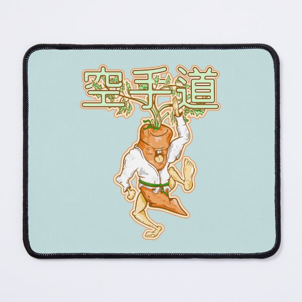 Item preview, Zanahoria de karate haciendo karate (texto en japonés) designed and sold by piedaydesigns.