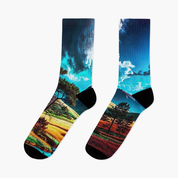 Item preview, The stream under the cosmic sky designed and sold by PixelParadies.