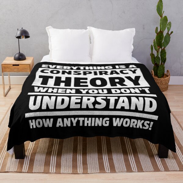 Item preview, Funny Everything is Conspiracy Theory Logic Quote designed and sold by treasure-crafts.