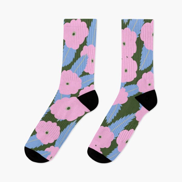 Item preview, Pink flower meadow. Hand drawn seamless pattern designed and sold by HannaShvaikova.