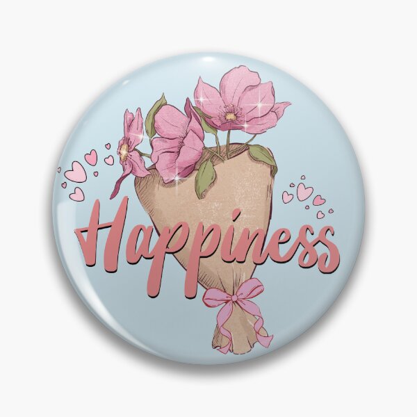 Item preview, Happiness Floral  Motivation Design designed and sold by WarriorsArmour.
