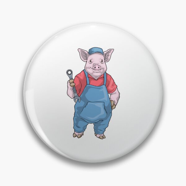 Item preview, Pig Mechanic Wrench Workshop designed and sold by Snabdesign84.