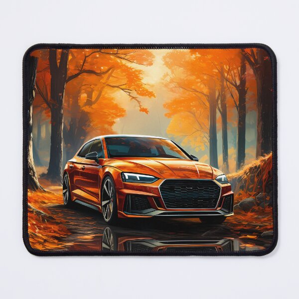 Item preview, Autumn Forest Path Highlights The Beauty Of This Car designed and sold by RevUpDesign.