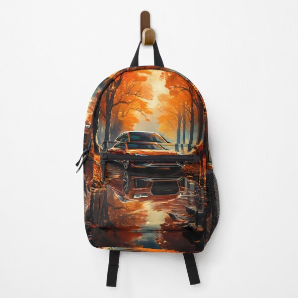 Item preview, Autumn Forest Path Highlights The Beauty Of This Car designed and sold by RevUpDesign.