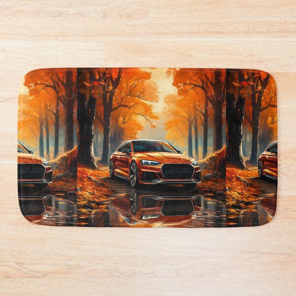 Item preview, Autumn Forest Path Highlights The Beauty Of This Car designed and sold by RevUpDesign.
