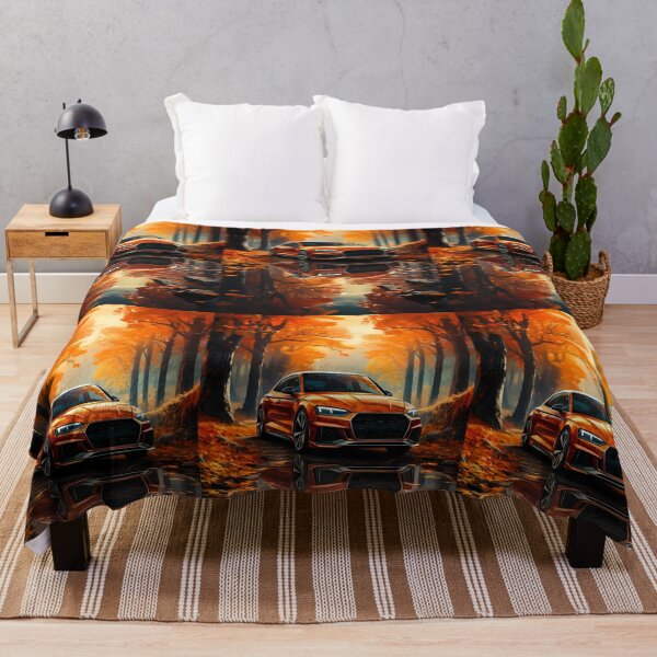 Item preview, Autumn Forest Path Highlights The Beauty Of This Car designed and sold by RevUpDesign.