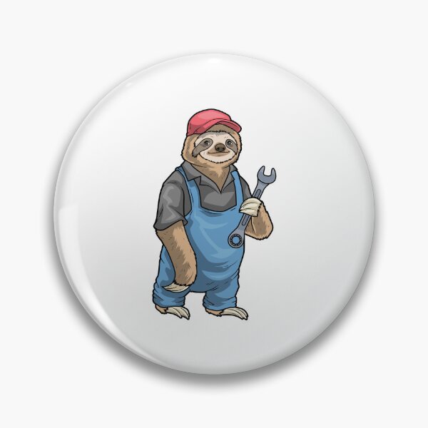 Item preview, Sloth Mechanic Wrench Workshop designed and sold by Snabdesign84.
