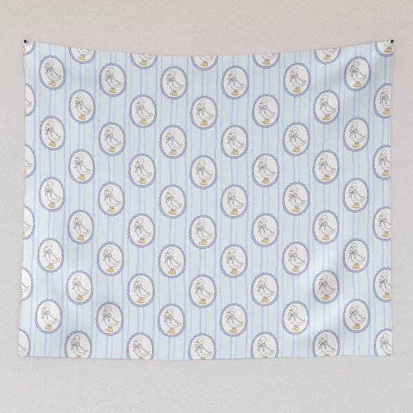 Item preview, Vintage Goose with Bow – Blow Coquette Design designed and sold by smeraldosecrets.