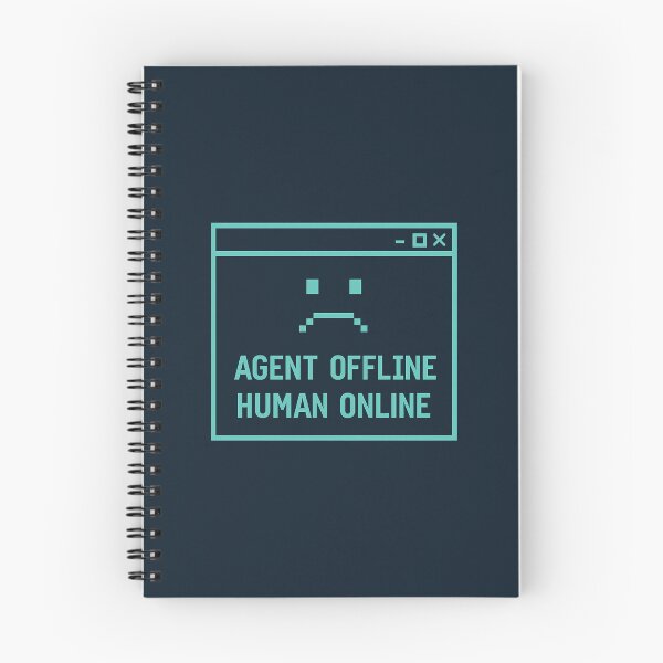 Item preview, Agent Offline, Human Online – Retro Pixel Tech Design designed and sold by Bratak.
