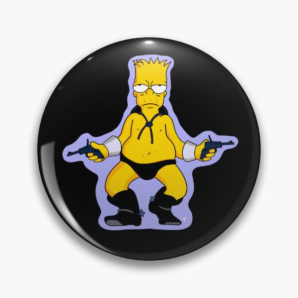 Item preview, Bang Bang Bart - Purple Outline  designed and sold by The Abysmall.