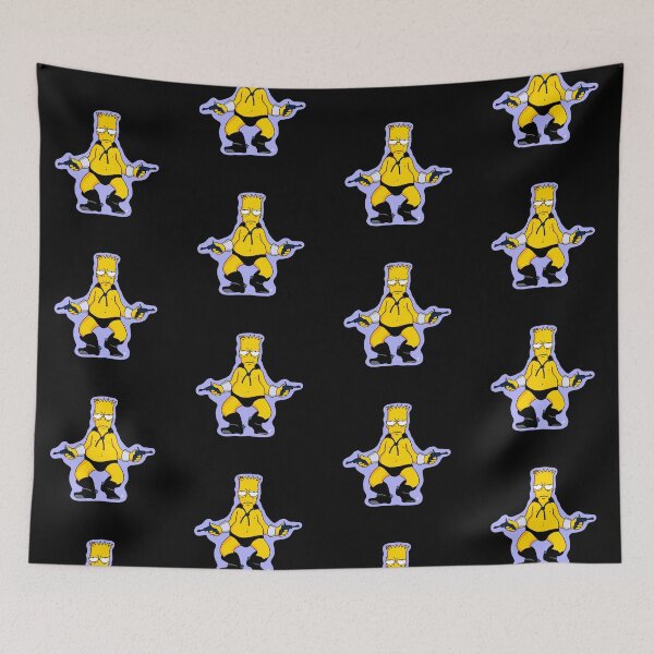 Item preview, Bang Bang Bart - Purple Outline  designed and sold by The Abysmall.