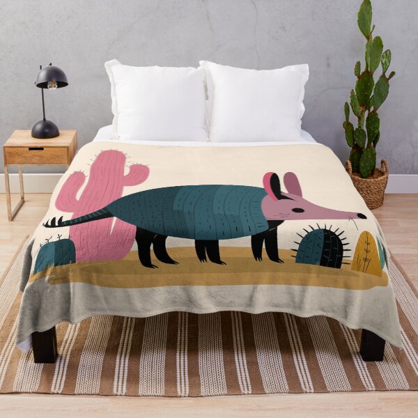 Item preview, Armadillo with Cactus – Cute Cartoon Animal T-Shirt designed and sold by M2-D2.