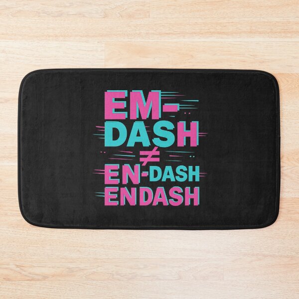 Item preview, Use a Dash Wrong One More Time – Anti-Design Typography designed and sold by Bratak.