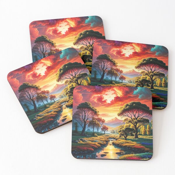 Item preview, The stream of evening glow designed and sold by PixelParadies.