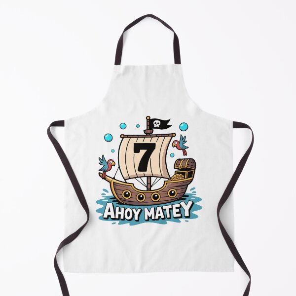 Item preview, Ahoy Matey 7th Birthday Pirate Adventure designed and sold by Blok45.
